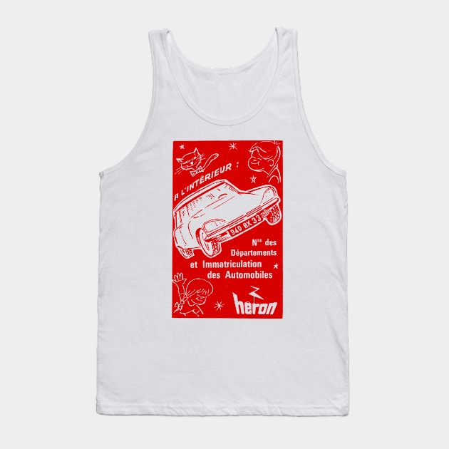 Retro Citroen DS Automobile Advertisement Tank Top by CultOfRomance